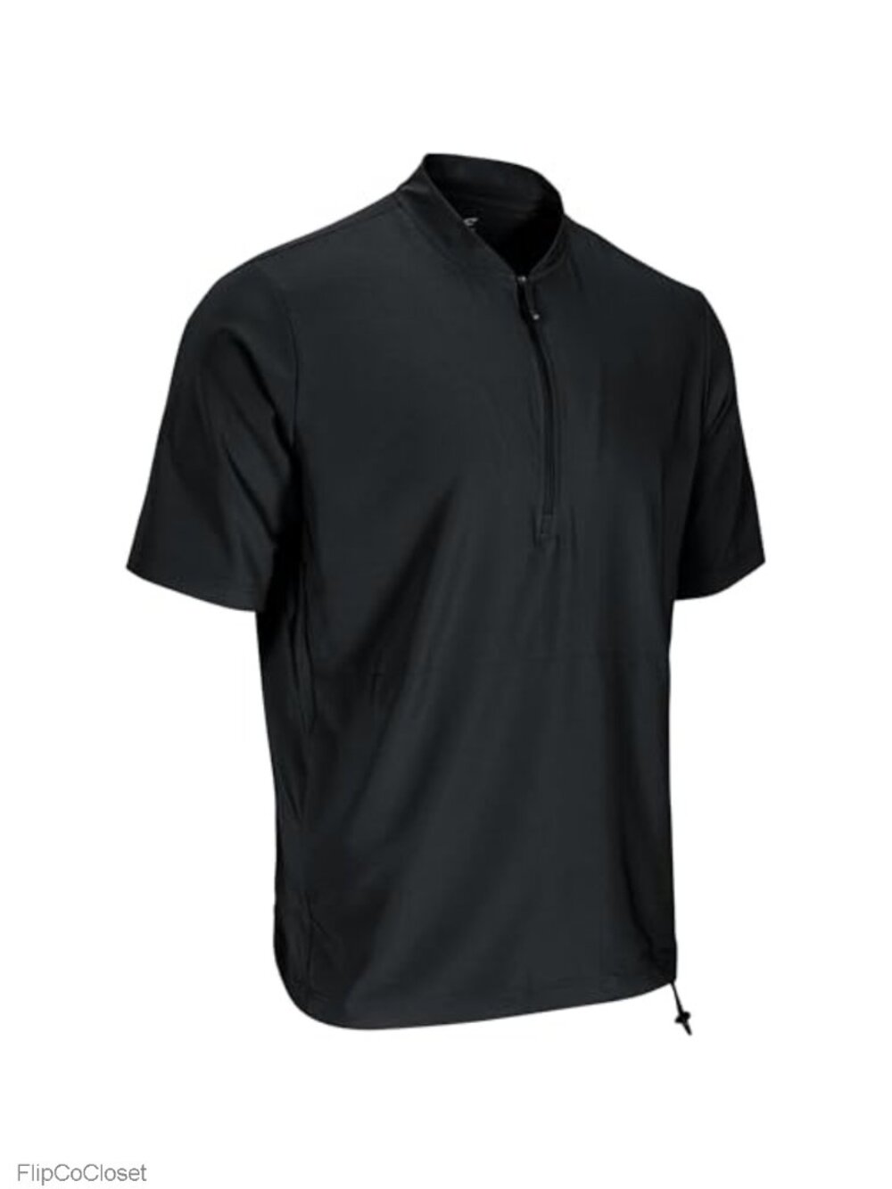 Mens Woven Track Warm-Up Jacket Zip Front Athletic Fit